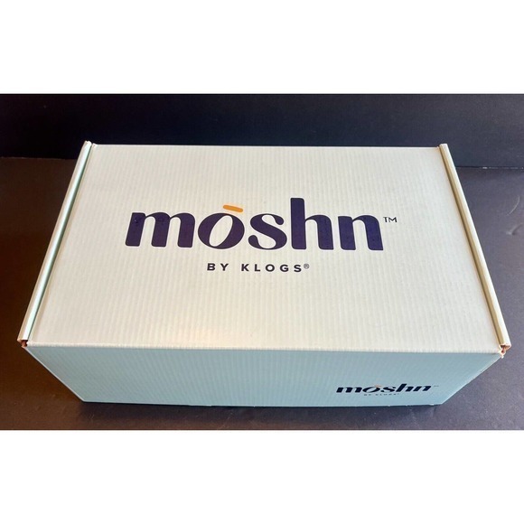 Moshn by Klogs Rhythm Neutral Paint Slip Resistant Cream Gray Pink Shoes 7 M NIB - Picture 8 of 11